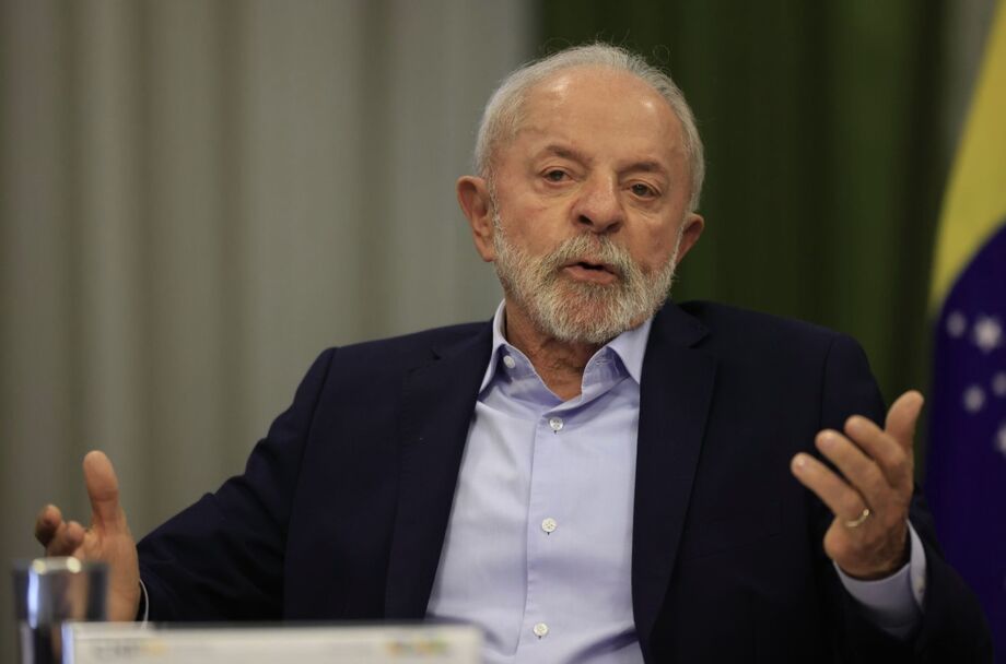 O presidente Luiz Inácio Lula da Silva