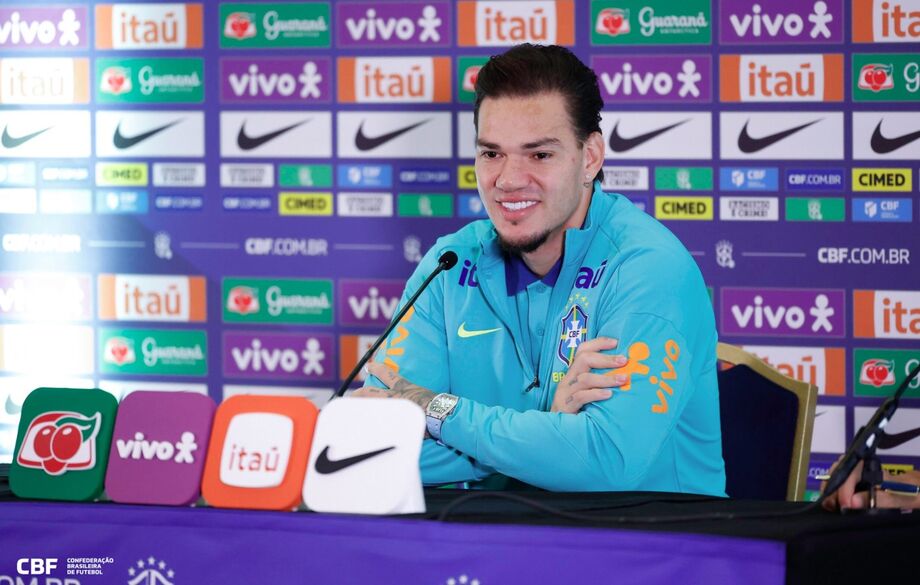O goleiro Ederson está de volta à seleção brasileira após ficar de fora de convocações por lesão