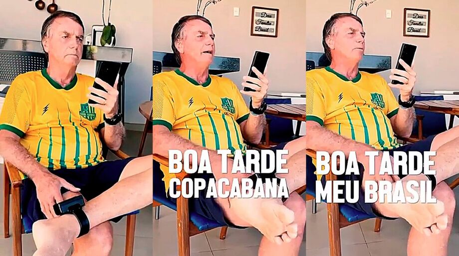 Vídeo que motivou a prisão domiciliar de Bolsonaro, em agosto, também foi publicado nas rede sociais de Flávio Bolsonaro