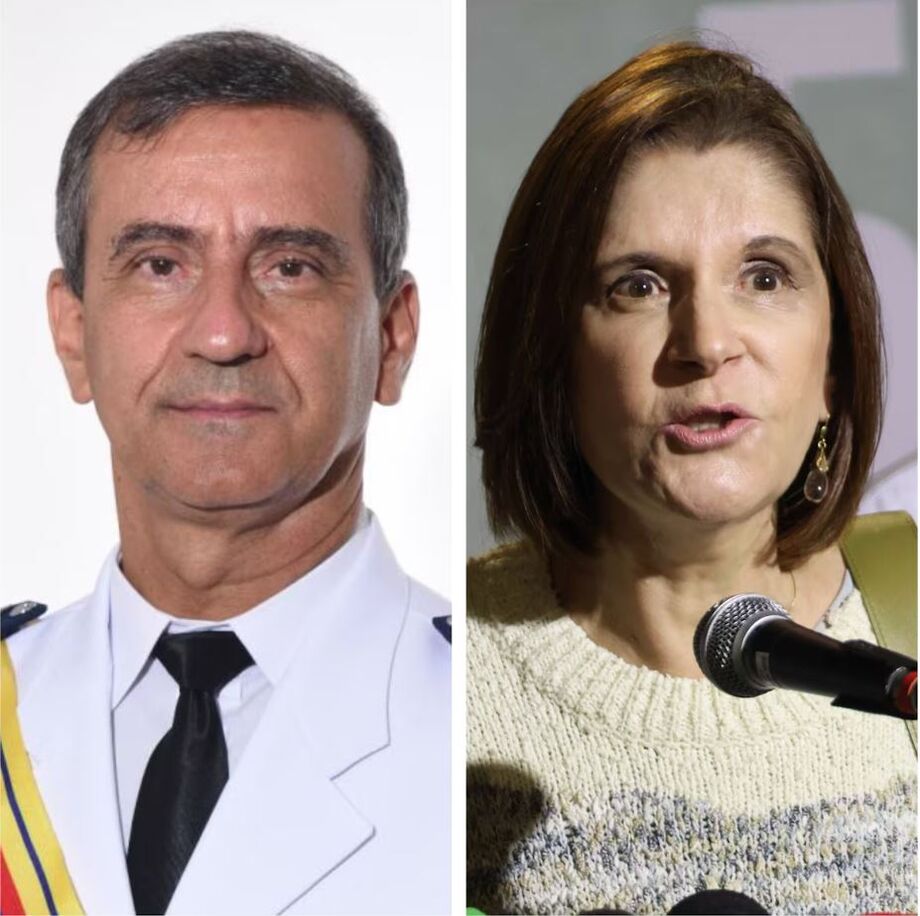 O ministro Carlos Augusto Amaral Oliveira, do Superior Tribunal Militar (STM), e a presidente da Corte, Maria Elizabeth Rocha