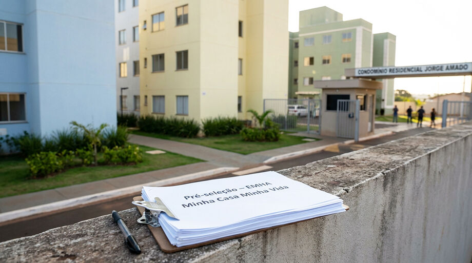 Condomínio Residencial Jorge Amado, em Campo Grande, onde 96 apartamentos serão destinados a famílias de baixa renda.