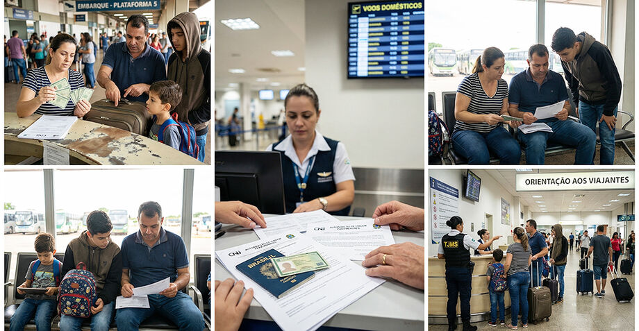 Viagens nas férias exigem atenção redobrada aos documentos das crianças e adolescentes