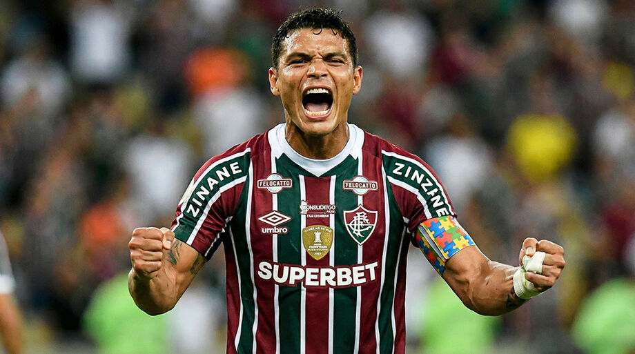 O zagueiro Thiago Silva