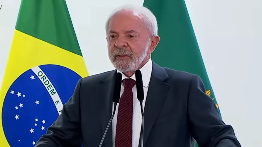 O presidente Lula (PT) durante assinatura do decreto que reconhece a cultura gospel como manifestação cultural