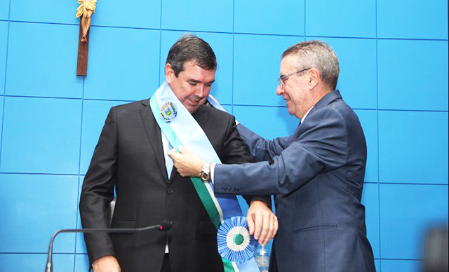 Cerimônia em que Riedel foi empossado em 2023