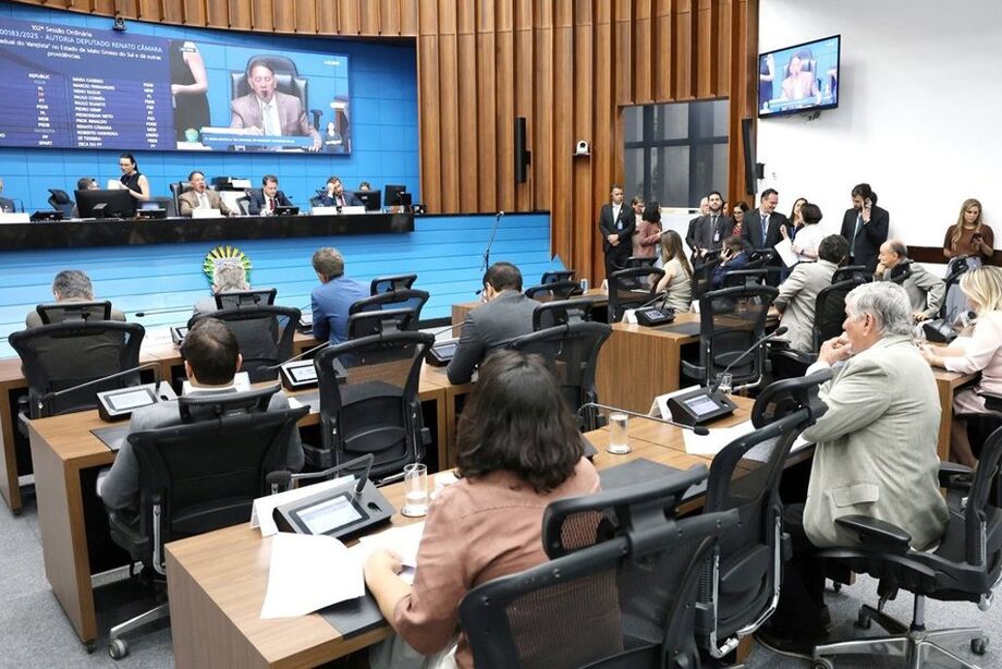 Os deputados estaduais vão discutir o projeto na sessão plenária da Assembleia Legislativa de Mato Grosso do Sul.