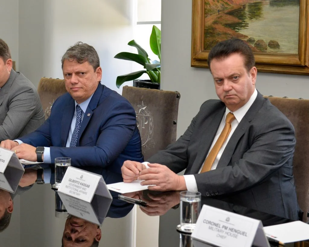 Gilberto Kassab e Tarcísio de Freitas.