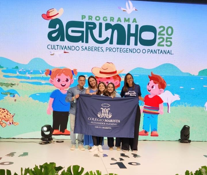 Colégio Marista Alexander Fleming conquista 1º lugar no Agrinho 2025 com produção literária de estudante do 6º ano