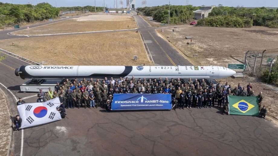 Foguete Hanbit-Nano, da empresa sul-coreana Innospace