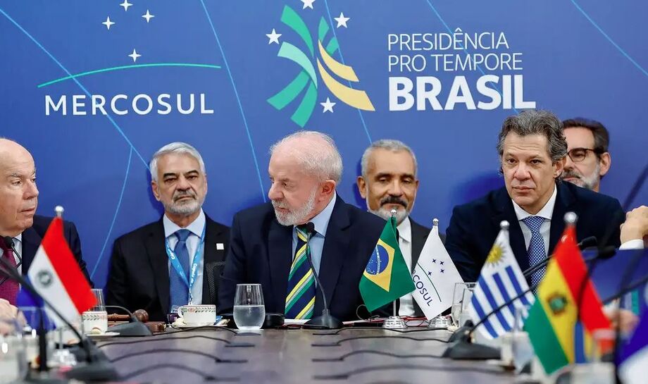 Lula durante reunião do Mercosul, quando alertou para o risco de um conflito armado na América do Sul diante da crise entre Estados Unidos e Venezuela.