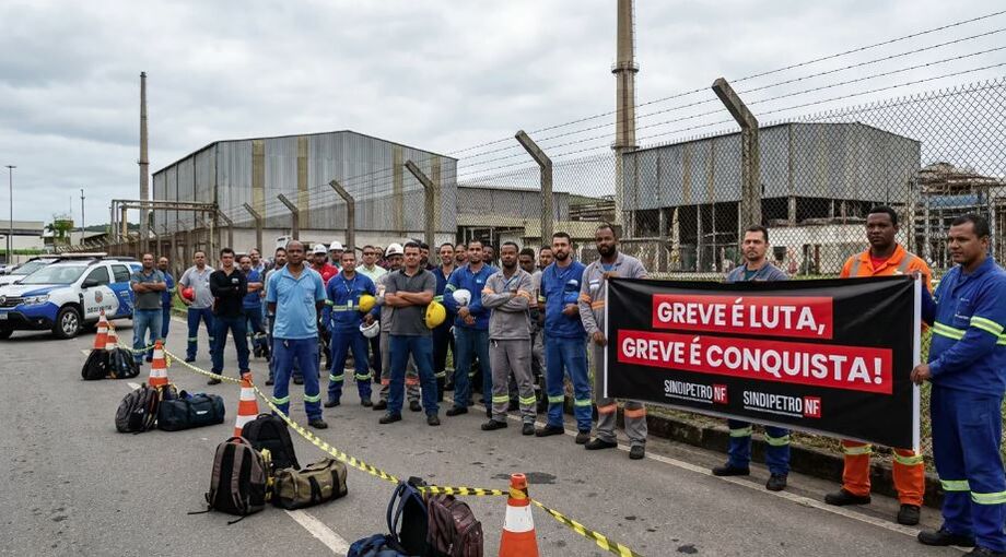 Assembleias de petroleiros aprovaram acordo em parte das bases, mas greve segue no Norte Fluminense.