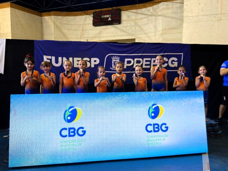 Festival de Ginástica da Funesp reuniu crianças atendidas pelo projeto Jovem Talento Esportivo em Campo Grande.
