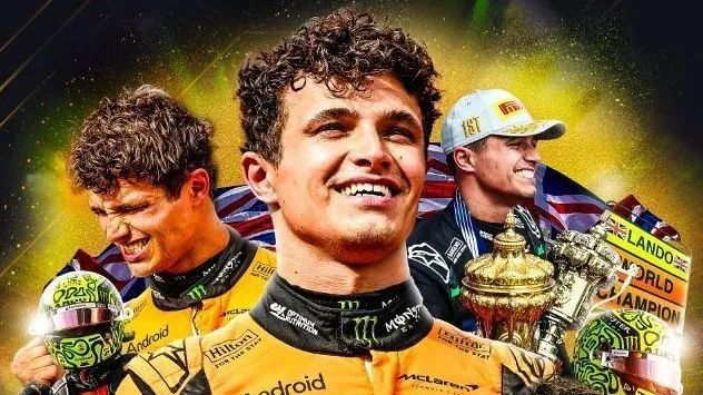 Lando Norris é campeão mundial de Fórmula 1