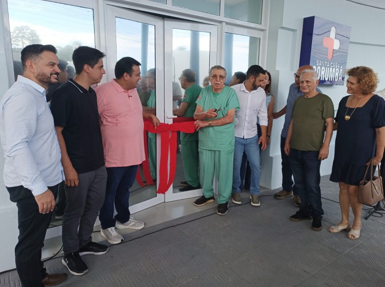 Nova recepção da Santa Casa de Corumbá retoma acesso pela entrada principal na rua Quinze de Novembro