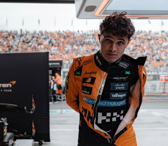 Norris chega como líder do campeonato, com 408 pontos