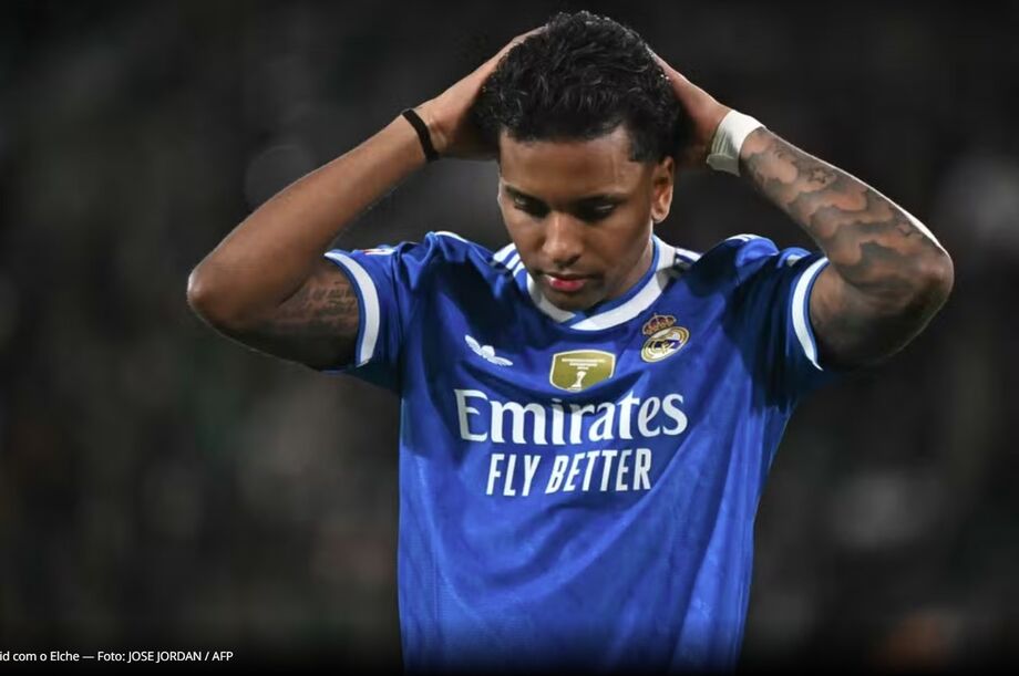 Rodrygo vive sua pior sequência no Real Madrid e chega a 30 partidas consecutivas sem marcar