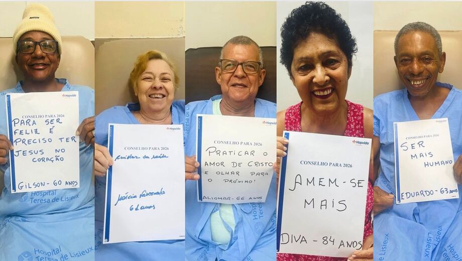 No meio de consultas, visitas e cuidados diários, o Hospital Teresa de Lisieux, em Salvador, dedicou um momento especial à esperança.