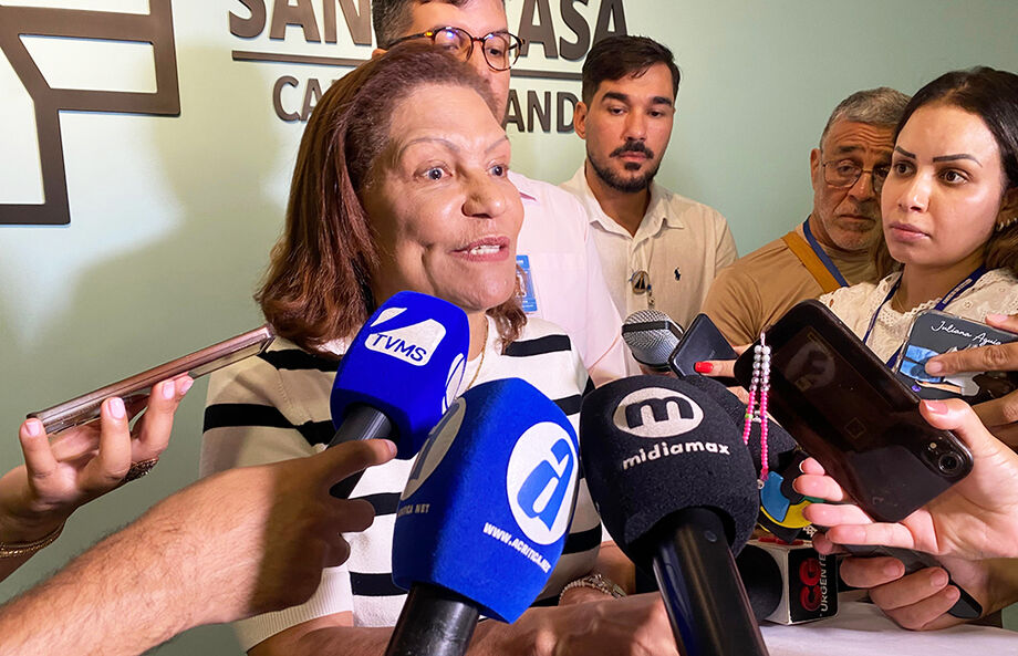 A presidente da Santa Casa, Alir Terra Lima, afirma que a paralisação é consequência de uma crise anunciada e pede equilíbrio financeiro no contrato com o poder público.