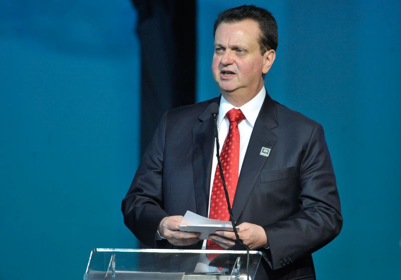 Gilberto Kassab participa de evento da Amcham em São Paulo e afirma que o PSD aposta em uma candidatura de centro-direita para a Presidência em 2026.