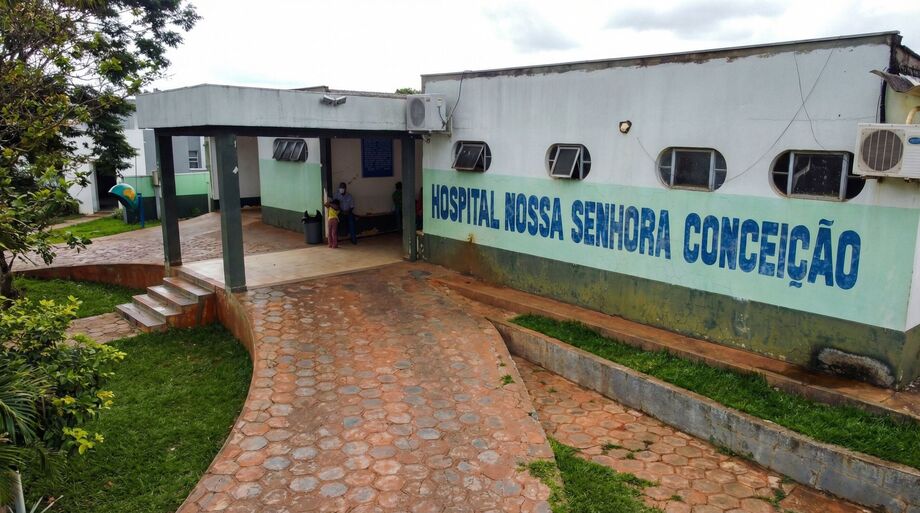 Hospital municipal de Paranhos, onde a criança foi atendida após denúncia de violência.