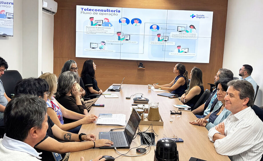 Reunião na SES definiu o que poderá mudar. Modelo de teleconsultoria vai começar em Campo Grande para reduzir filas por especialistas