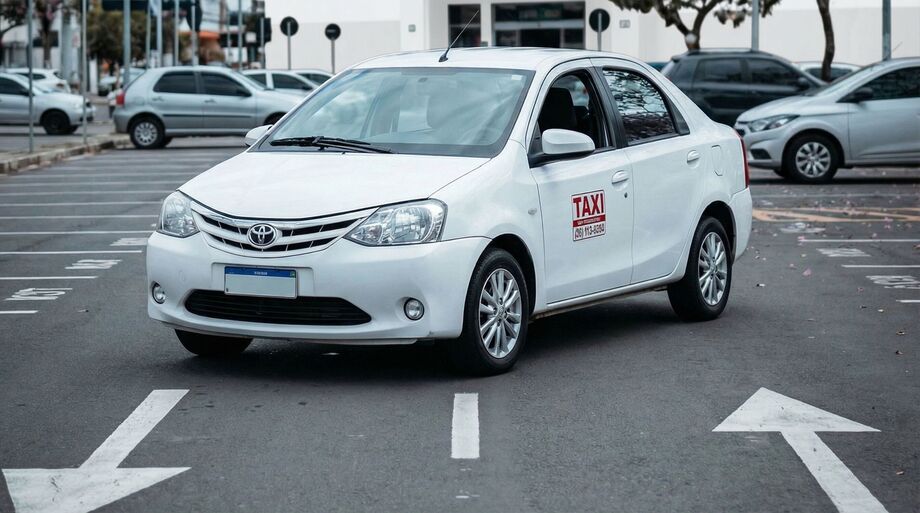 Discussão por vaga em ponto de táxi terminou em ameaça e intervenção da Polícia Militar.