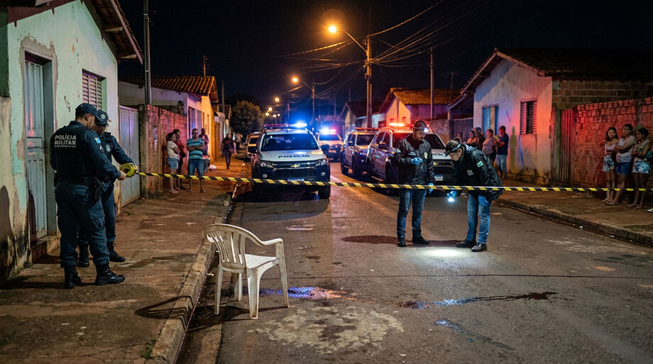Polícia investiga homicídio ocorrido na noite de quinta-feira no bairro Parque do Lageado, em Campo Grande.