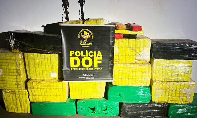 DOF apreendeu 494 kg de maconha após perseguição na MS-290, em Naviraí