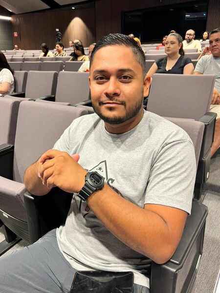 O venezuelano Alexander Larez, 28 anos