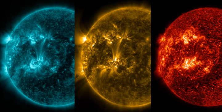 Nasa divulga imagens de erupção solar registrada no dia 18 de janeiro