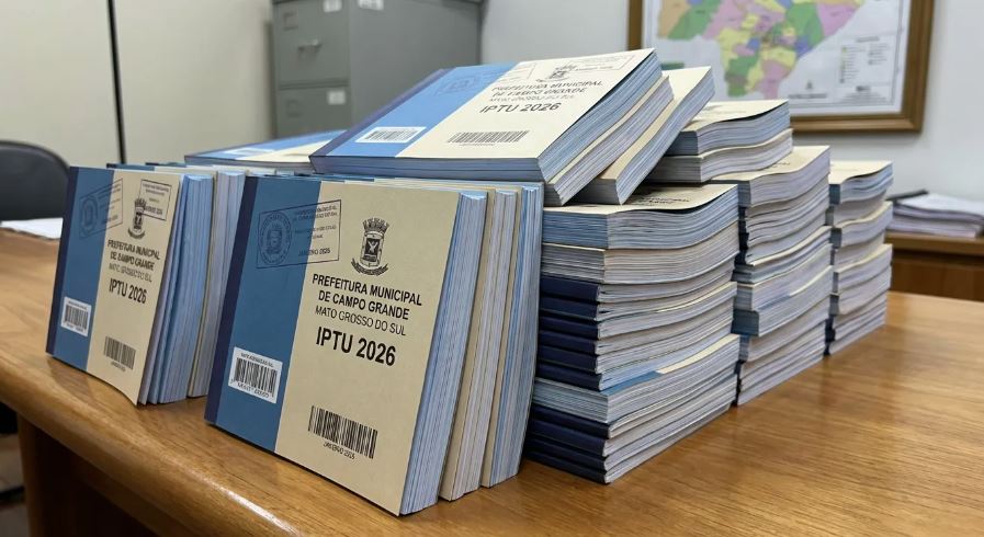 Prefeitura de Campo Grande prorrogou o prazo para pagamento do IPTU com desconto de 10% à vista até 12 de fevereiro de 2026