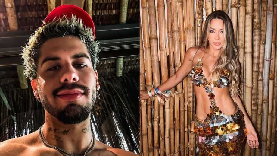 Zé Felipe e Gessica Muniz passaram o Réveillon na Praia de Pipa Foto: