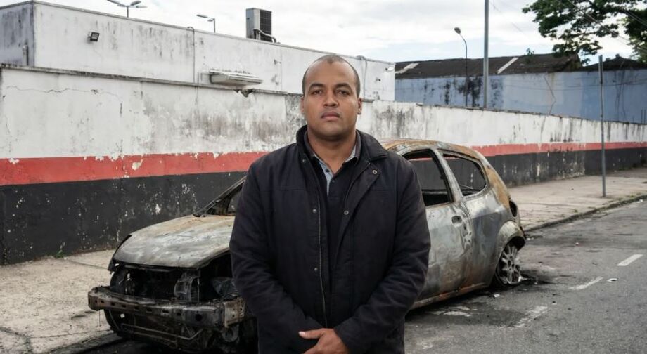 Polícia investiga desaparecimento de cabo da PM após carro do agente ser encontrado queimado na Grande São Paulo.