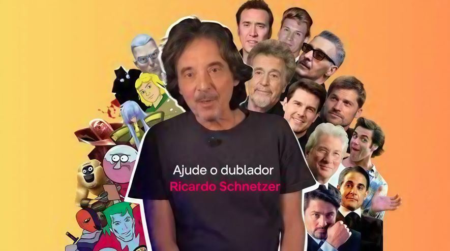 Dublador Ricardo Schnetzer, conhecido por dar voz a grandes nomes do cinema, enfrenta tratamento contra a esclerose lateral amiotrófica e pede apoio financeiro.