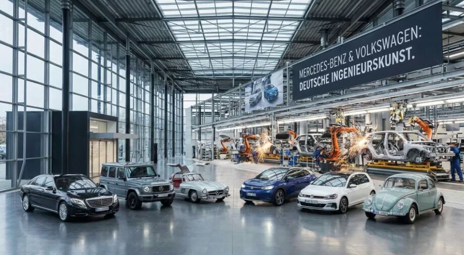 Mercedes-Benz e Volkswagen enfrentaram queda nas vendas em 2025 em meio a tarifas e forte concorrência global.