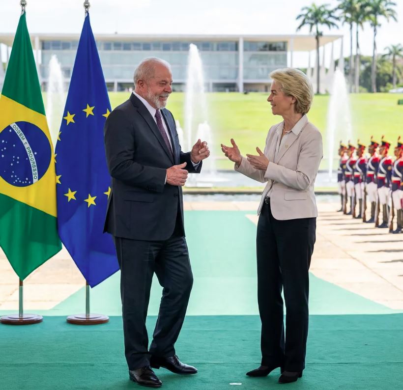 Lula e Ursula von der Leyen destacam acordo Mercosul-UE como estratégico para economia e democracia
