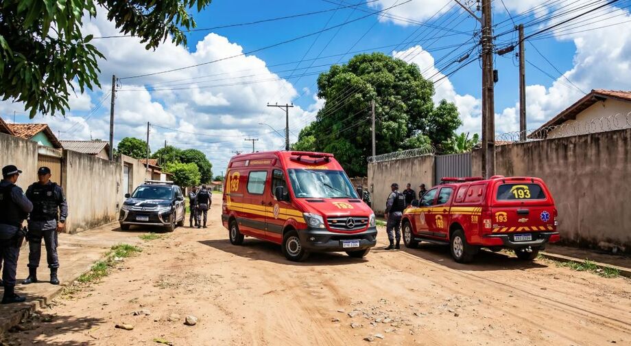 Mulher foi socorrida pelo Corpo de Bombeiros após tentativa de suicídio em Campo Grande