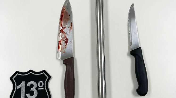 Homem foi preso após tentar atacar mulher com faca em Ribas do Rio Pardo