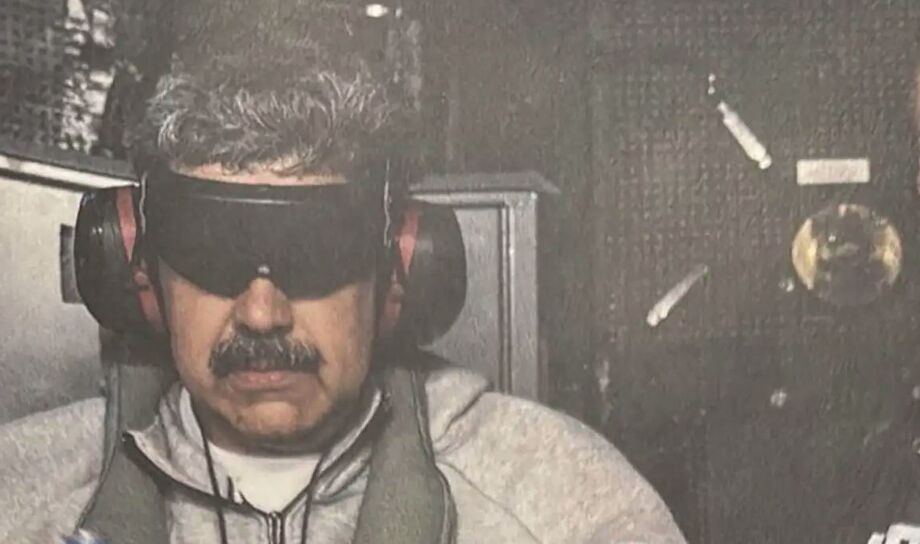 Trump publicou em rede social uma suposta imagem de Nicolás Maduro em navio norte-americano