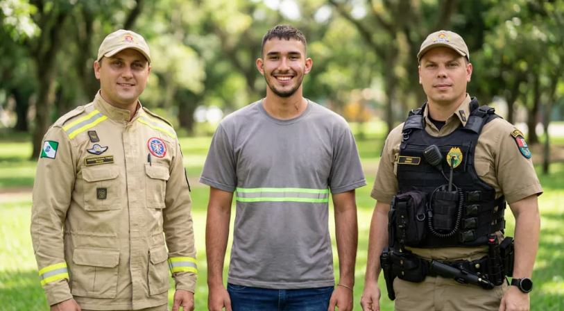 Equipes de resgate localizaram com vida o jovem Roberto Farias Thomaz após cinco dias de buscas no Pico Paraná.