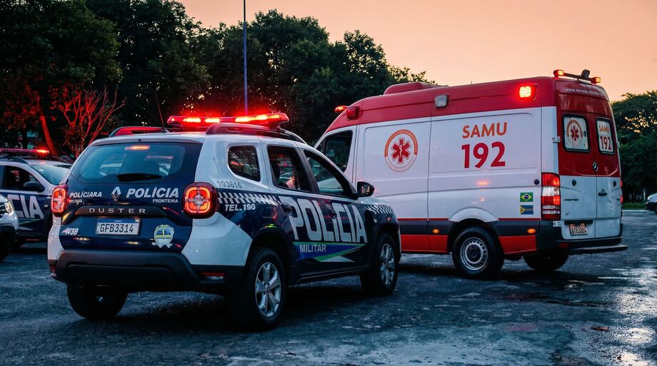 Conflito entre colegas de trabalho em empresa de Três Lagoas terminou em vias de fato e mobilizou Polícia Militar e Samu.