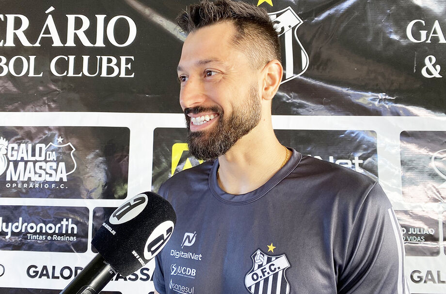 Capitão do Operário-MS, Lucas Covolan viveu estreia emocionante no retorno ao futebol brasileiro