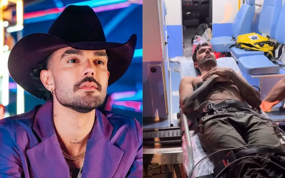 Luan Pereira foi levado a hospital após passar mal ao fim de show em São Paulo