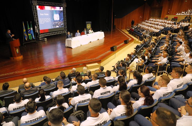 Aula inaugural marca o início da formação dos 472 aprovados no concurso da Polícia Civil de Mato Grosso do Sul