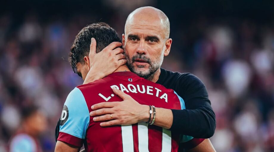 O técnico Pep Guardiola tentou a contratação de Paquetá quando o jogador ainda atuava pelo West Ham