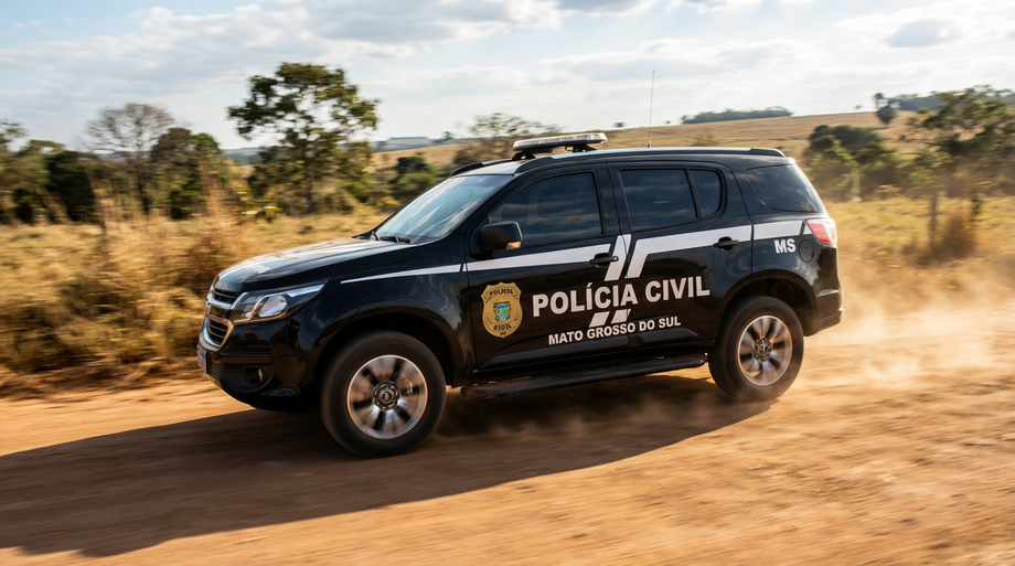 Suspeito foi encaminhado à Depac após invadir quitinete no Jardim Água Boa, em Dourados.