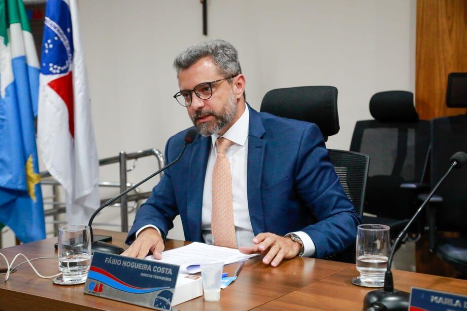 O diretor tesoureiro da OAB/MS, Fábio Nogueira Costa