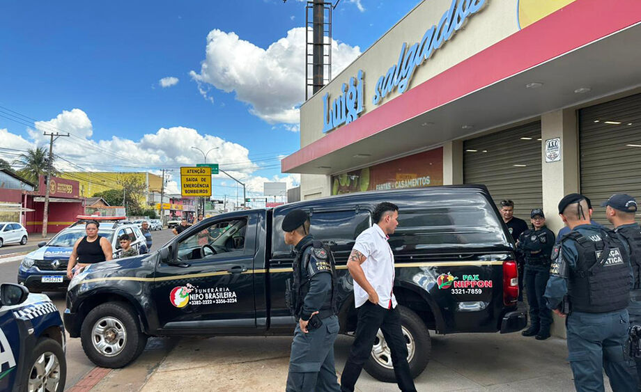 Salgaderia da Pizzaria Luigi, na avenida Júlio de Castilho, em Campo Grande; Eduardo Araújo trabalhava no local há quatro anos e morreu junto com o dono, André Luiz Mitidiero, em caso investigado como crime passional.