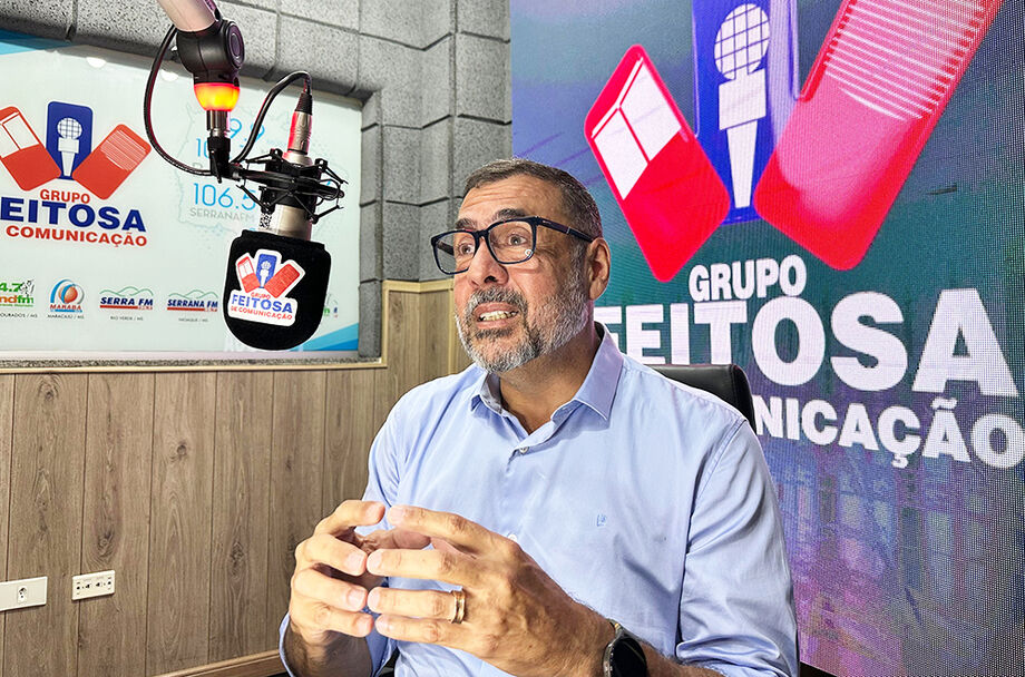 O presidente da Associação SulMatoGrossense de Supermercados (AMAS), Éder Luiz de Oliveira.