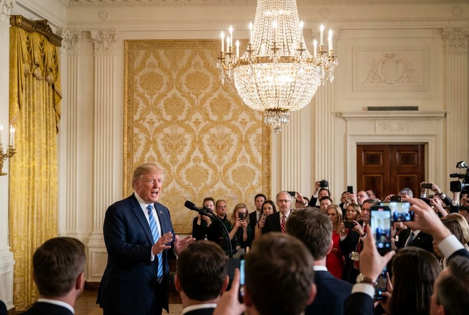 Donald Trump participa de evento do Mês da História Negra na Casa Branca após polêmica envolvendo vídeo racista.